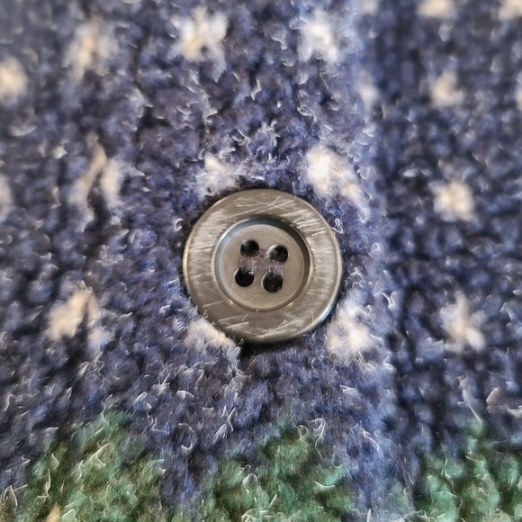 Vintage Fair Isle Pattern Shacket Men's Oversized Small Unisex Jacket Grandpa - Picture 5 of 9